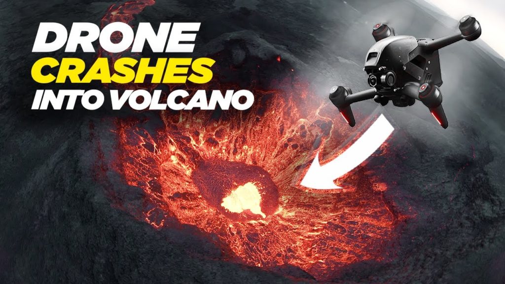 Επικό βίντεο από FPV drone με πλάνα από ηφαίστειο, λίγο πριν το καταπιεί η λάβα!