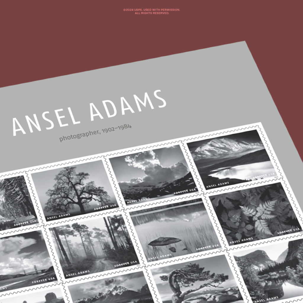 16 εμβληματικές φωτογραφίες του Ansel Adams θα παρουσιαστούν σε γραμματόσημα!