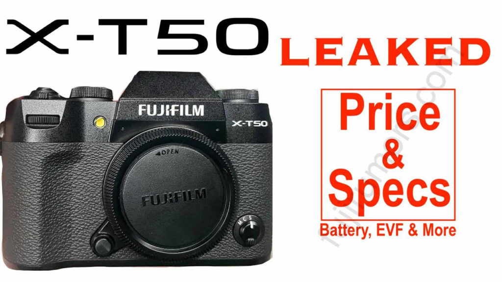Fujifilm: Διέρρευσαν χαρακτηριστικά και εικόνα της επερχόμενης X-T50!